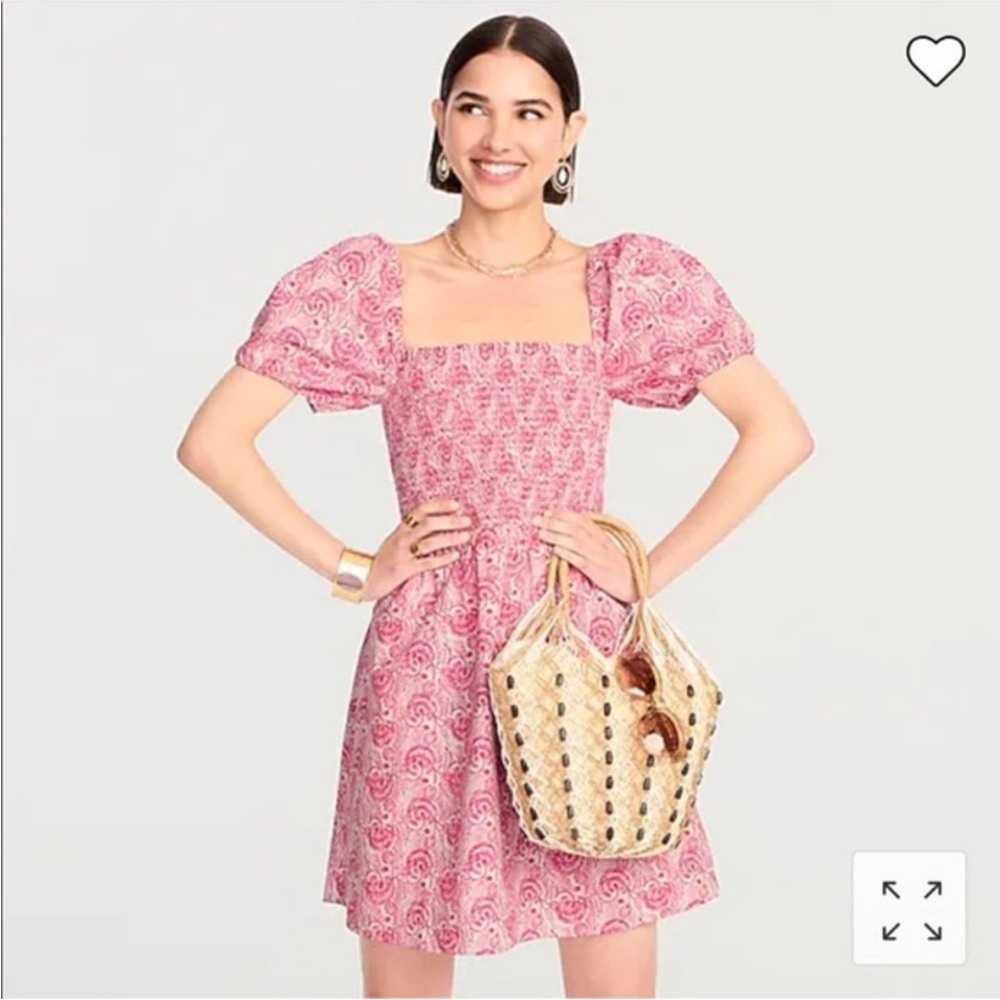 Puff sleeve mini dress